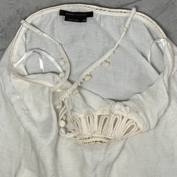 BCBGMaxAzria White Lace Camisole - Picture 4 of 9